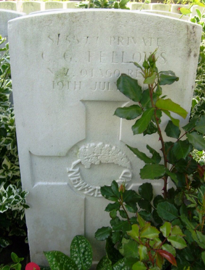 The grave of Clement Fellowes